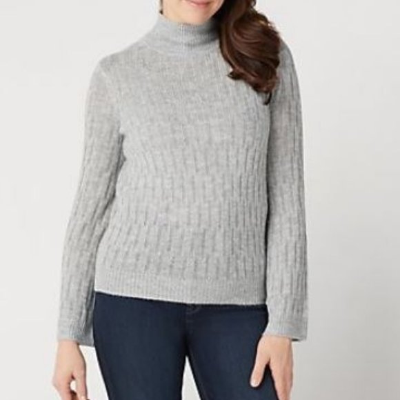 Lisa Rinna Collection Tops - Lisa Rinna Collection Textured Wide Sleeve Sweater